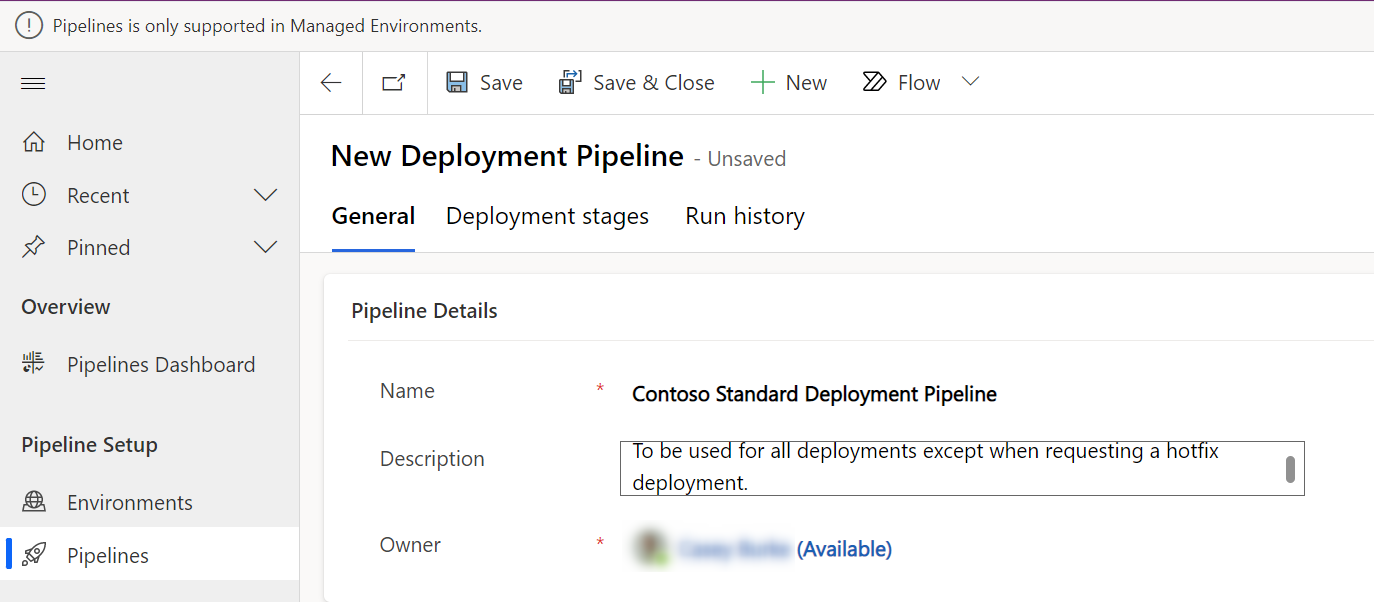 New pipeline icon